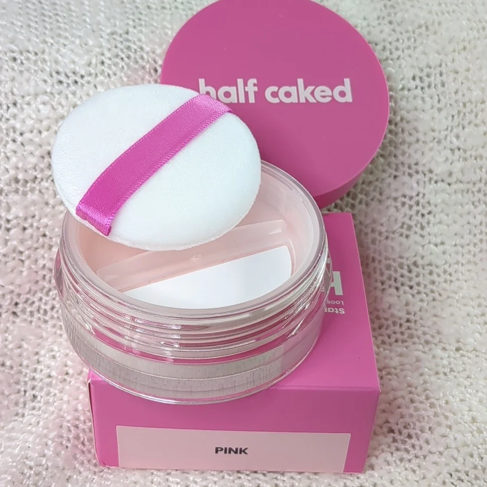 Half Caked Star Bright Loose Setting Powder in Pink, 8.5g/0.29oz